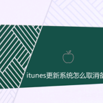 蘋果itunes更新系統(tǒng)怎么取消備份 蘋果itunes更新系統(tǒng)怎么取消備份
